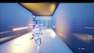 <b>Beat 11:</b> Returning to the elevator